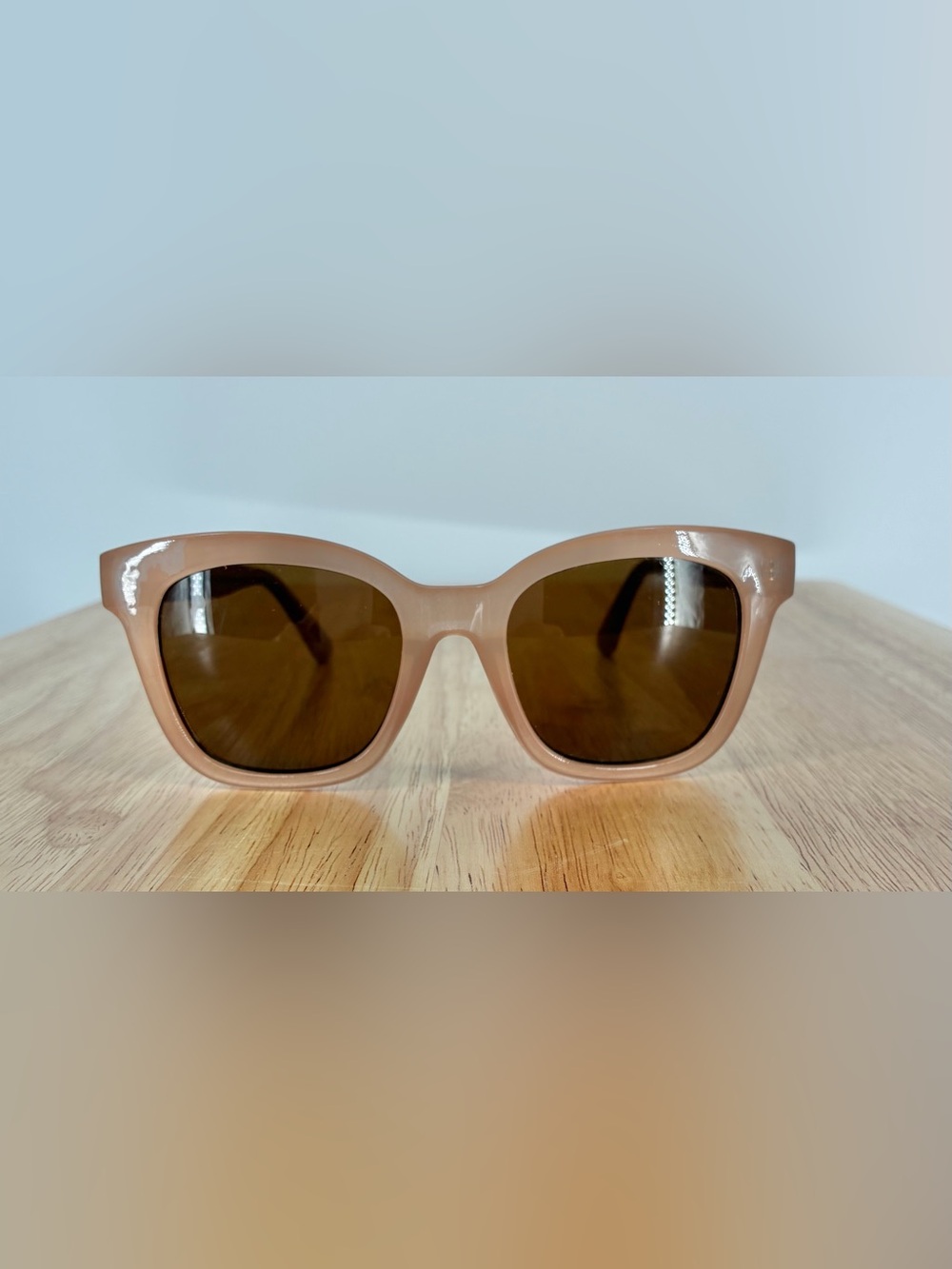 LOFT Women's Sunglasses - Blush Frame with Brown Lenses